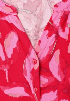 Shirt mit Knopfleiste und Print
