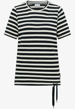 Shirt mit Rundhals im Ajour-Look