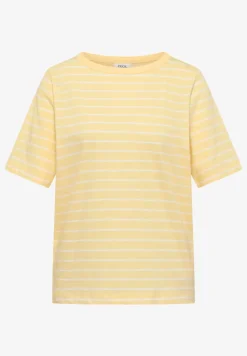 Shirt mit U-Boot-Ausschnitt und Streifen