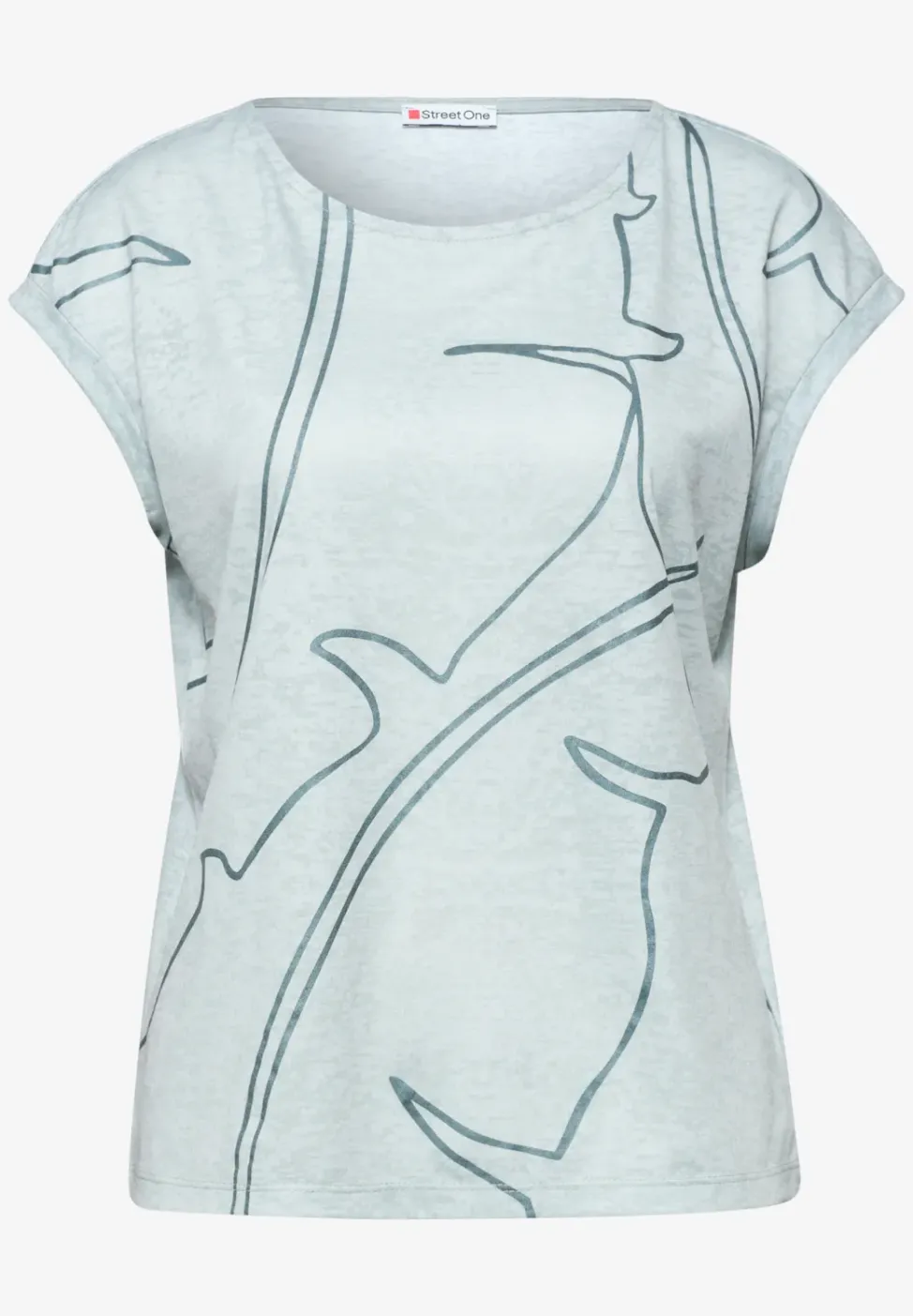 Shirt im Ausbrenner-Look