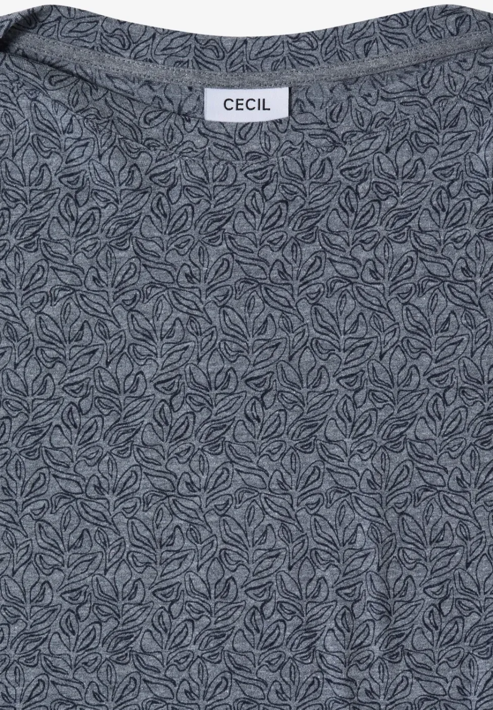 Shirt im Ausbrenner-Look mit Boatneck