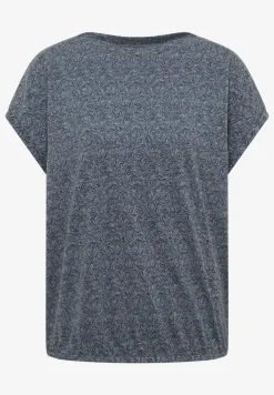 Shirt im Ausbrenner-Look mit Boatneck