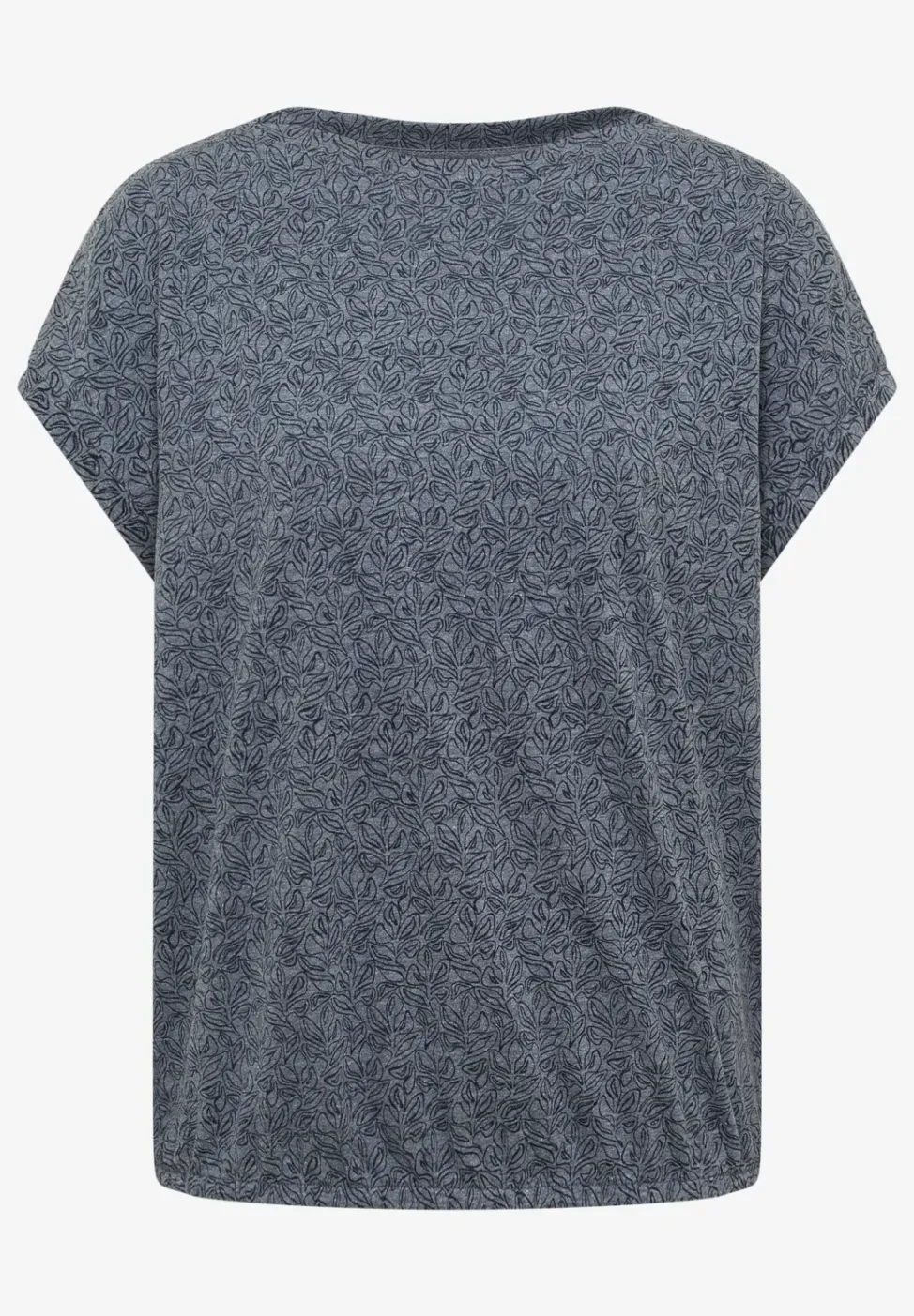 Shirt im Ausbrenner-Look mit Boatneck