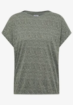 Shirt im Ausbrenner-Look mit Boatneck
