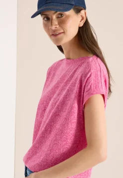Shirt im Ausbrenner-Look mit Boatneck