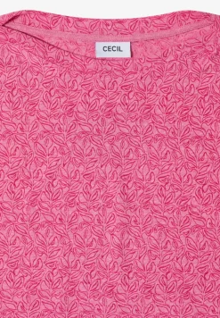 Shirt im Ausbrenner-Look mit Boatneck