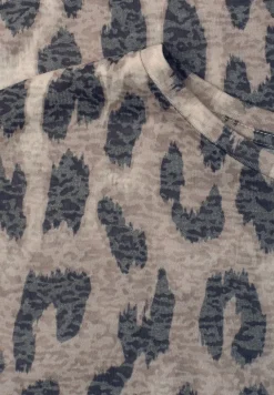 Shirt im Ausbrenner-Look mit Print