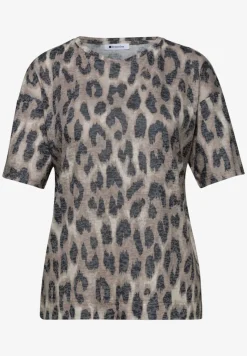 Shirt im Ausbrenner-Look mit Print