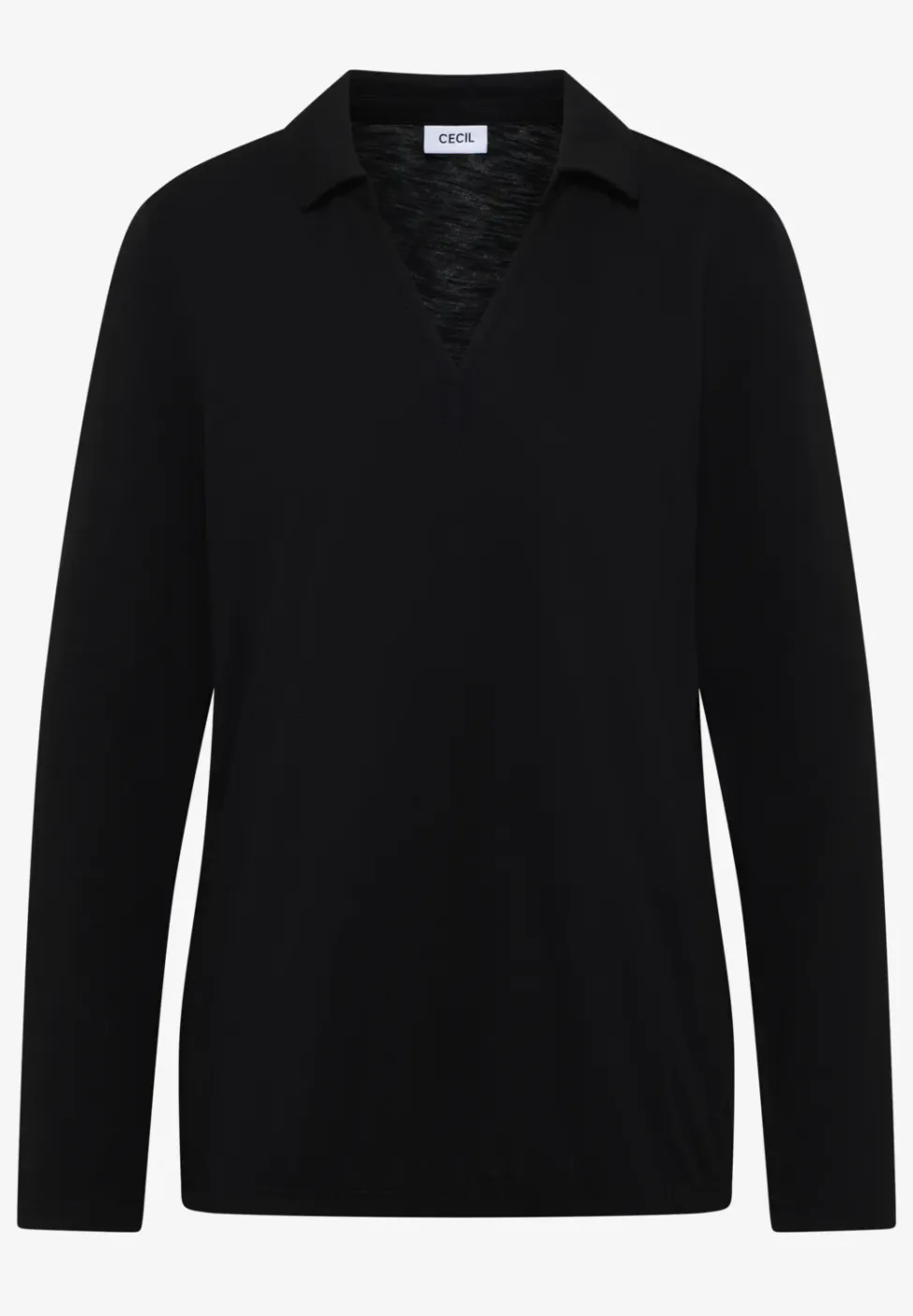 Shirt im Blusen-Look