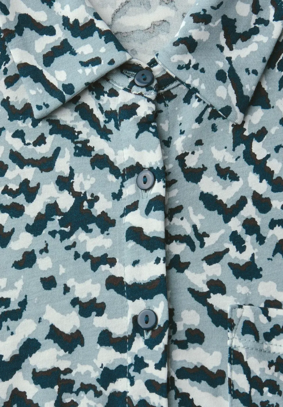 Shirt im Blusenlook