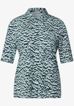 Shirt im Blusenlook