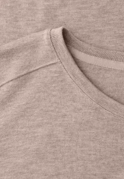 Shirt im Melange-Look