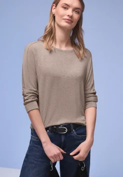 Shirt im Melange-Look