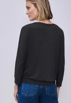 Shirt im Melange-Look