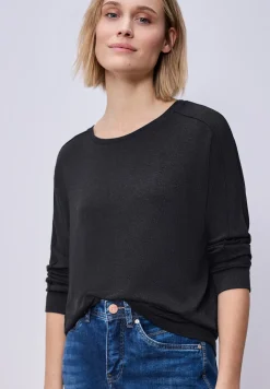 Shirt im Melange-Look