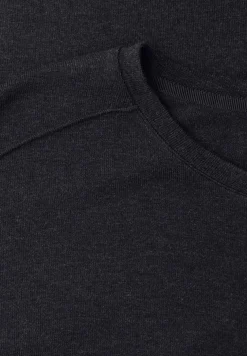 Shirt im Melange-Look
