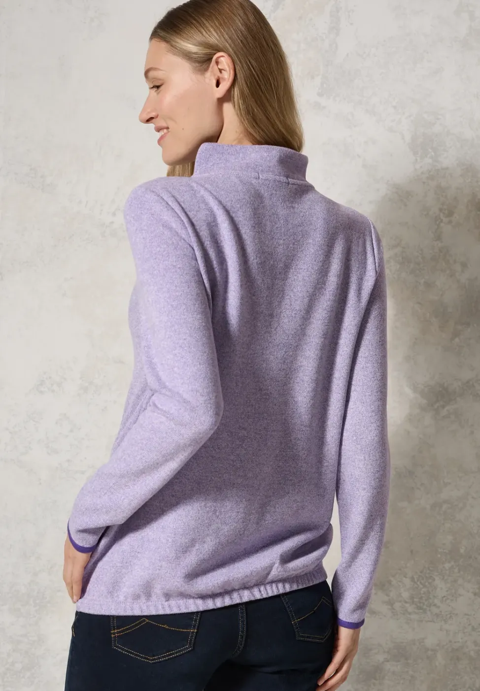 Shirt im Melange-Look