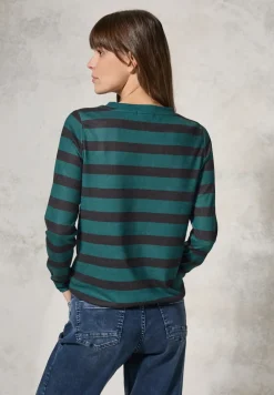 Shirt im Melange-Look