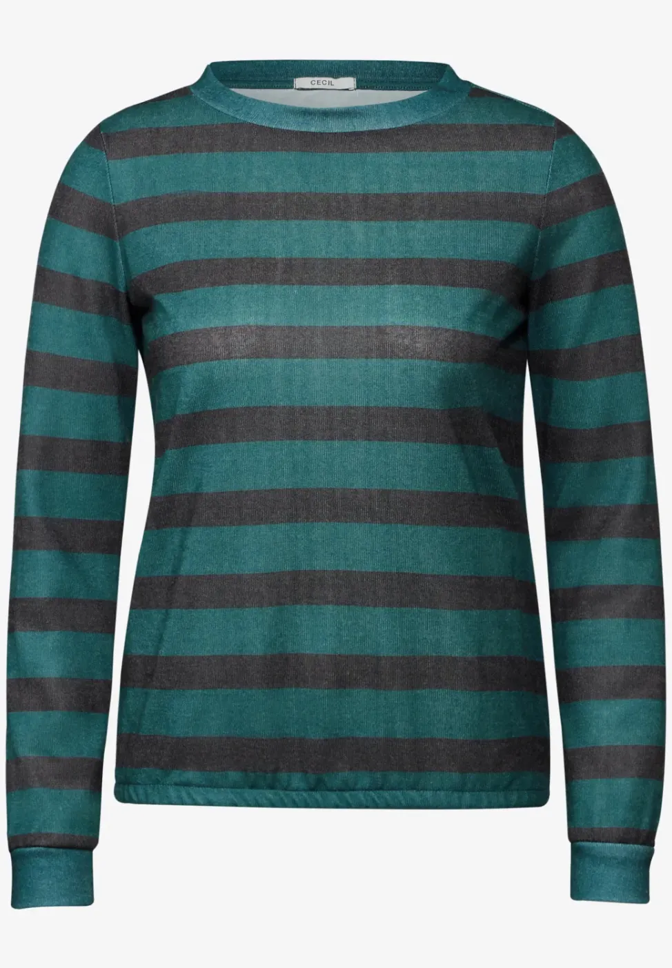 Shirt im Melange-Look