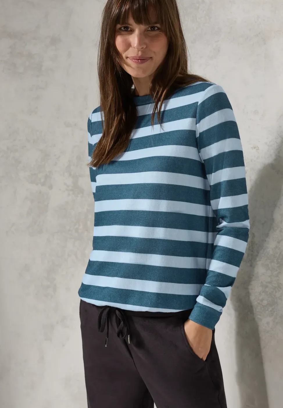 Shirt im Melange-Look