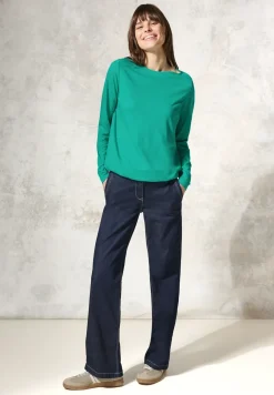Shirt im Melange-Look