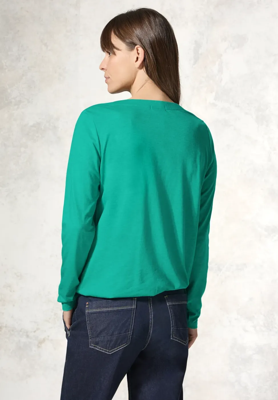 Shirt im Melange-Look
