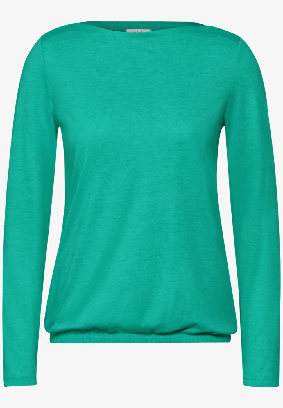 Shirt im Melange-Look
