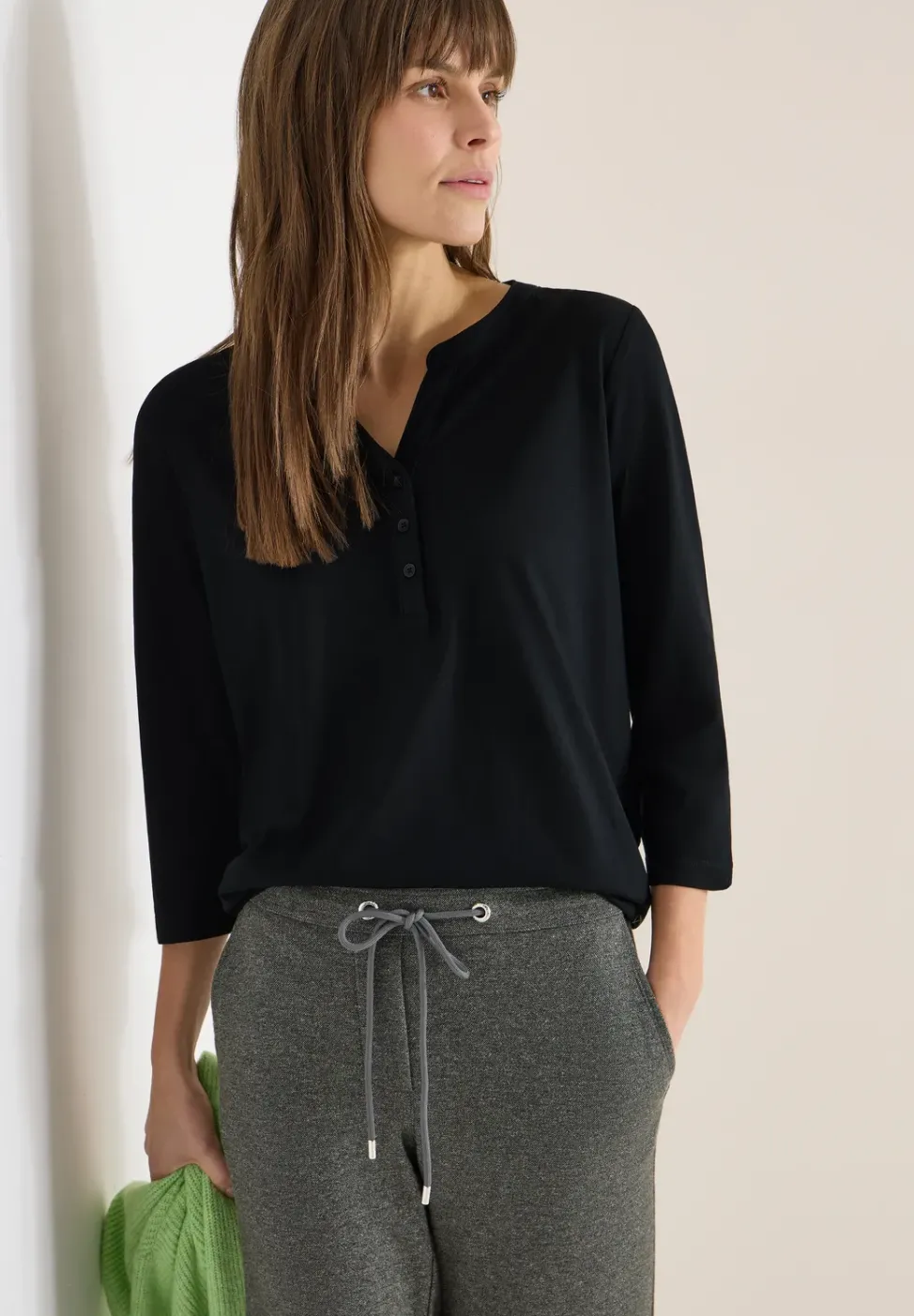 Shirt im Tunika-Look