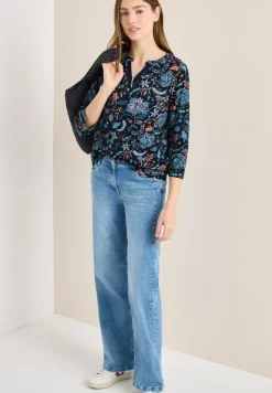 Shirt im Tunika-Look