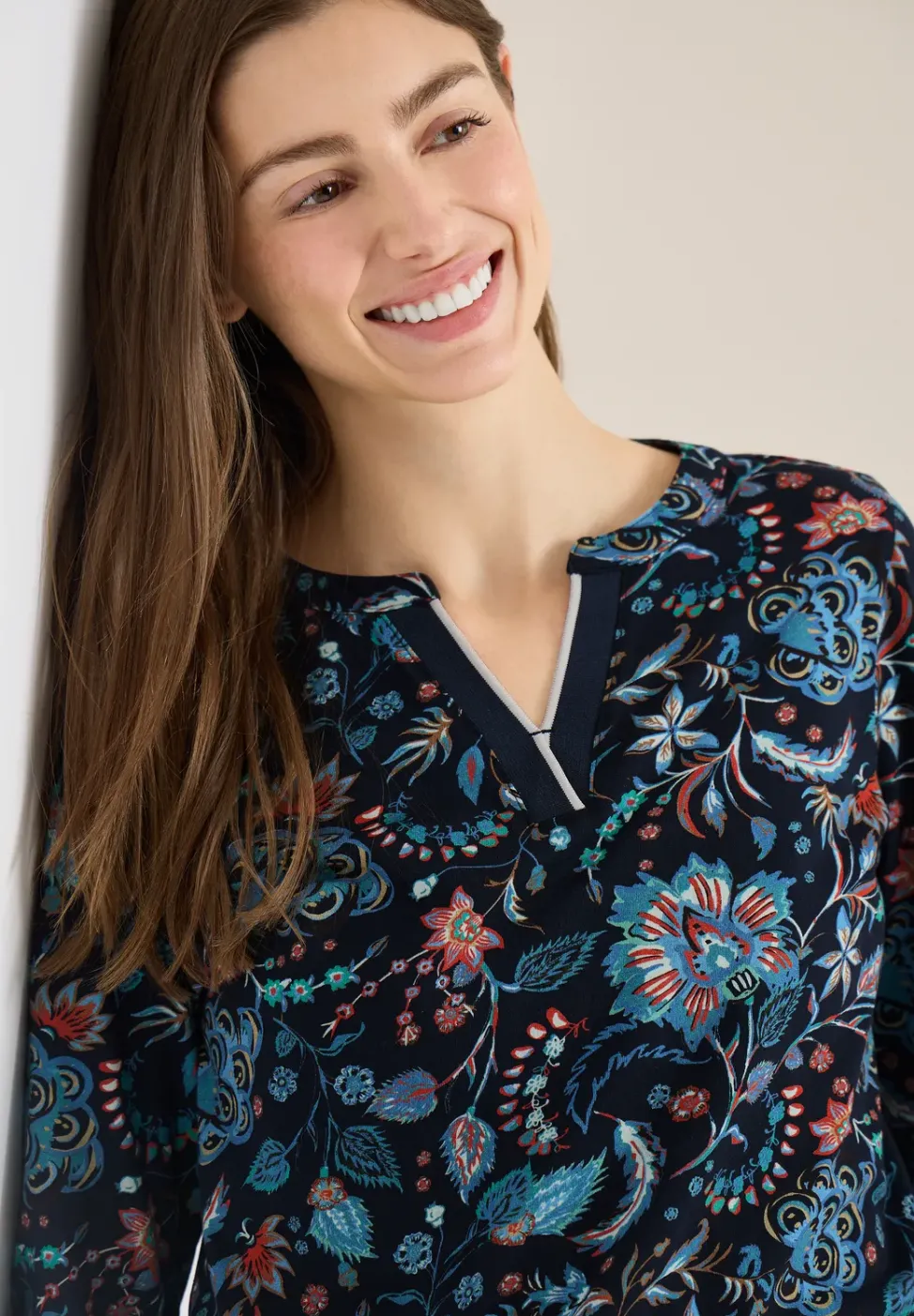Shirt im Tunika-Look