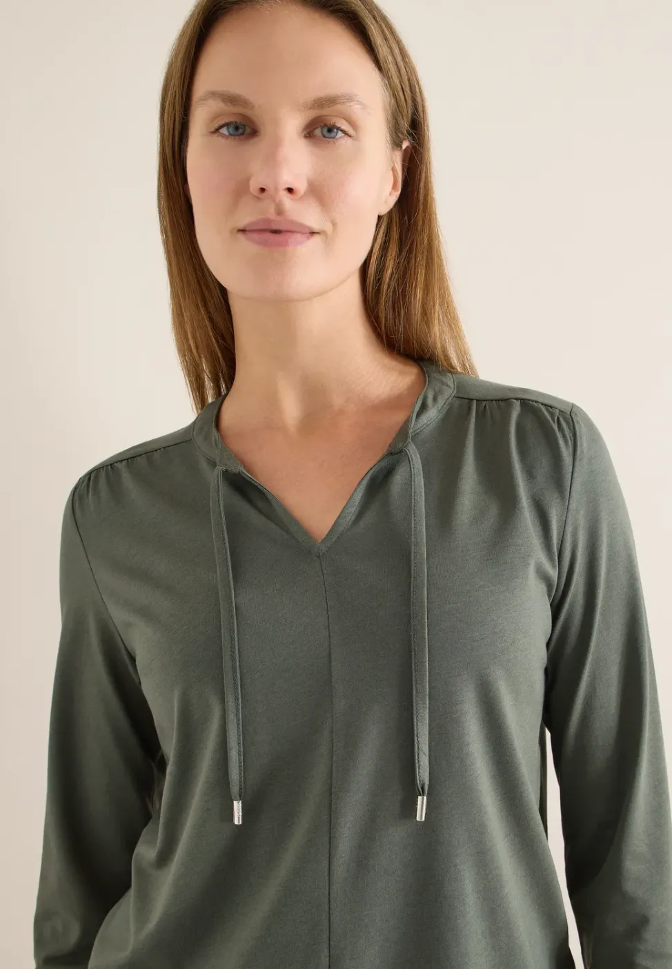Shirt im Tunika-Look
