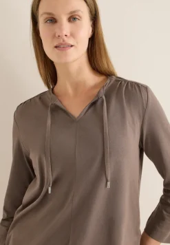 Shirt im Tunika-Look