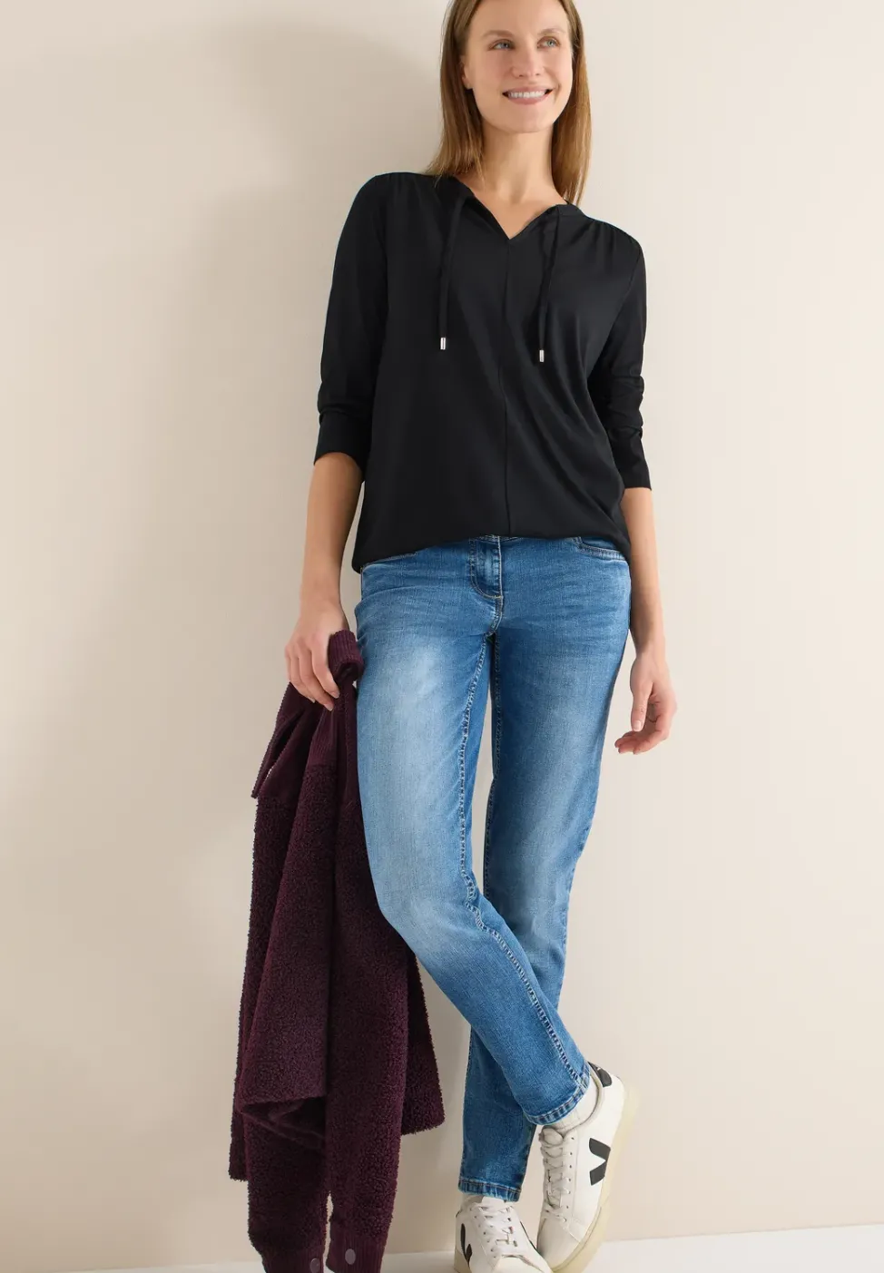 Shirt im Tunika-Look