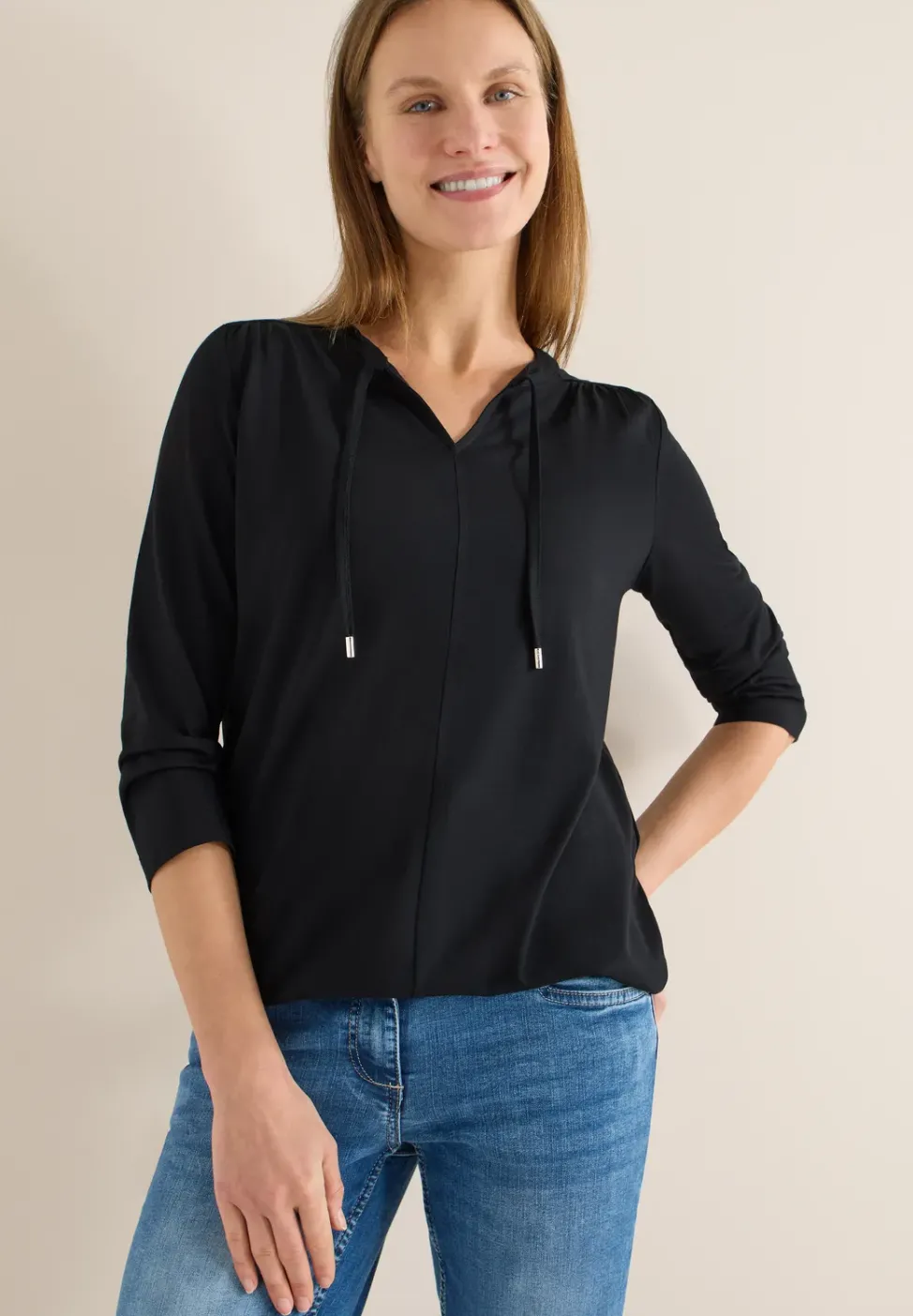 Shirt im Tunika-Look