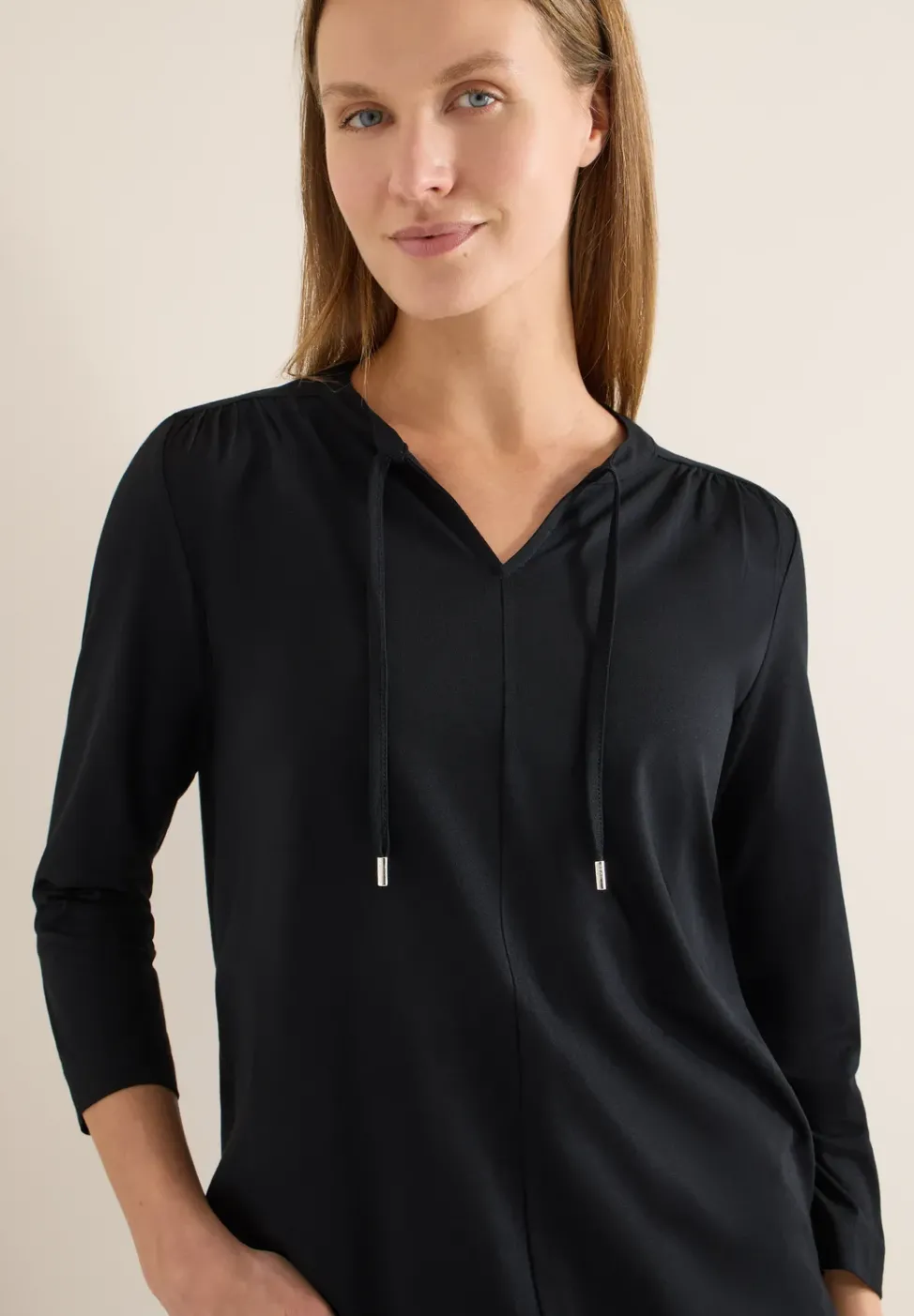 Shirt im Tunika-Look