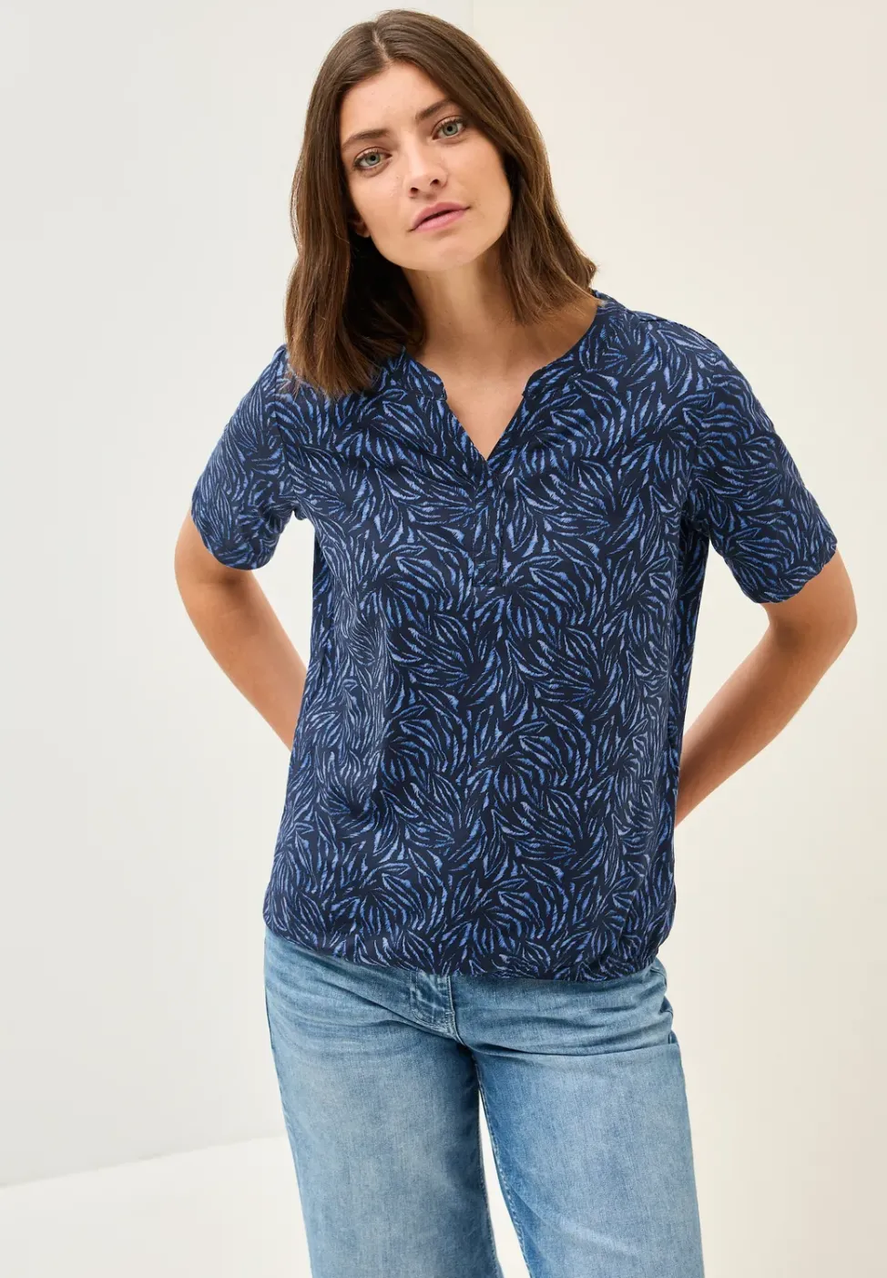 Shirt im Tunika-Look