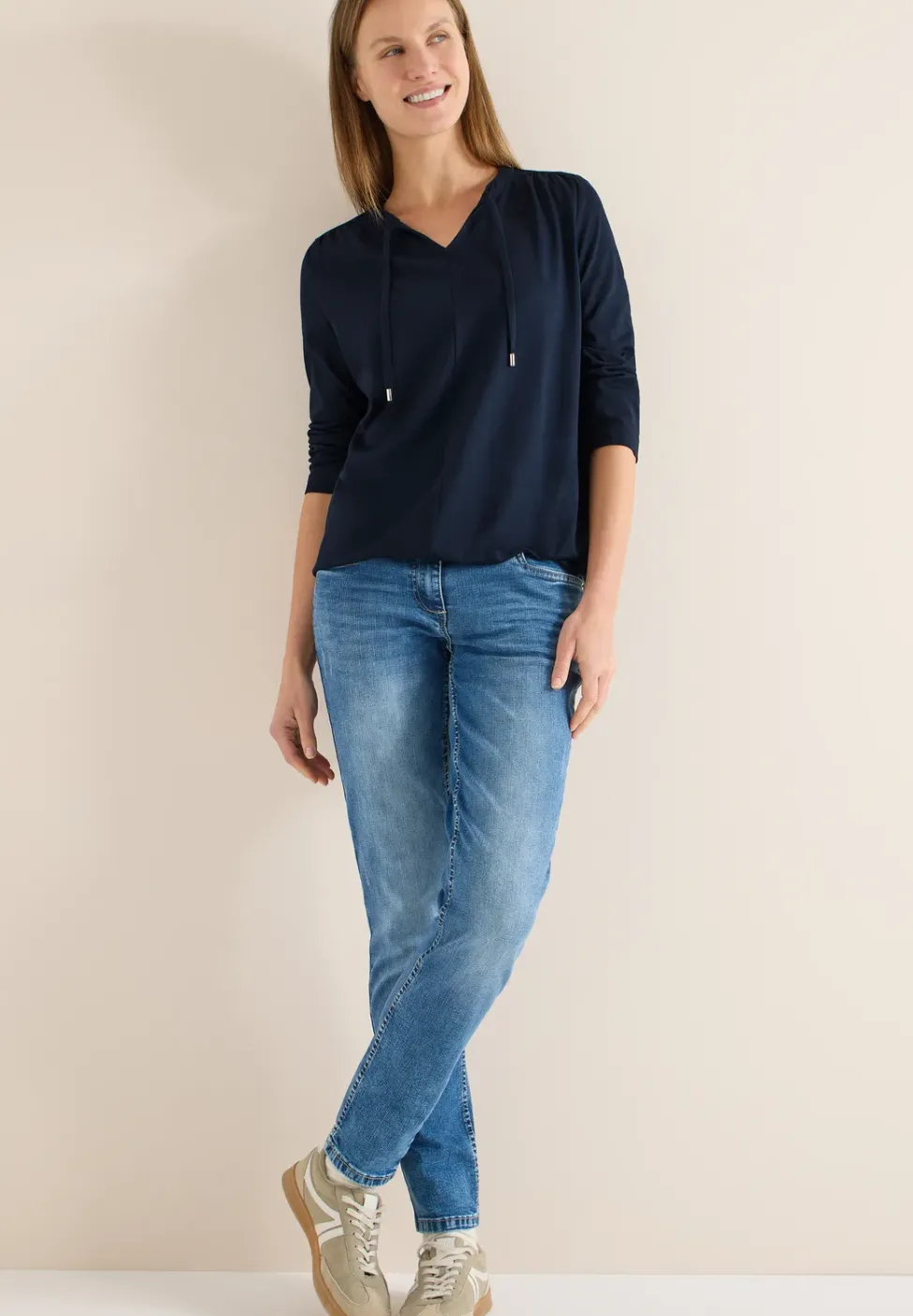 Shirt im Tunika-Look