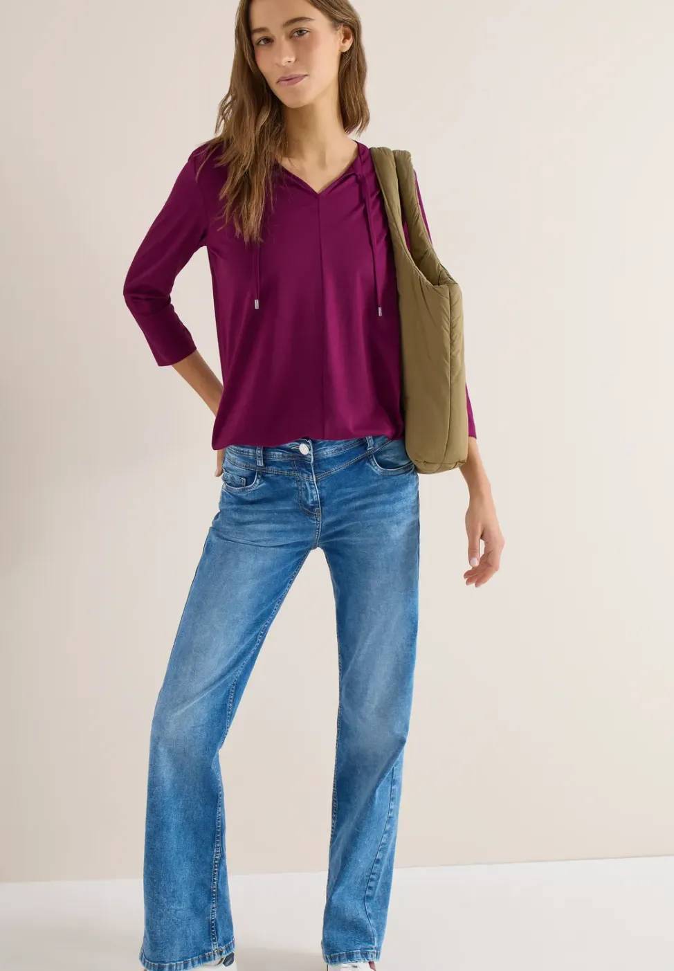 Shirt im Tunika-Look