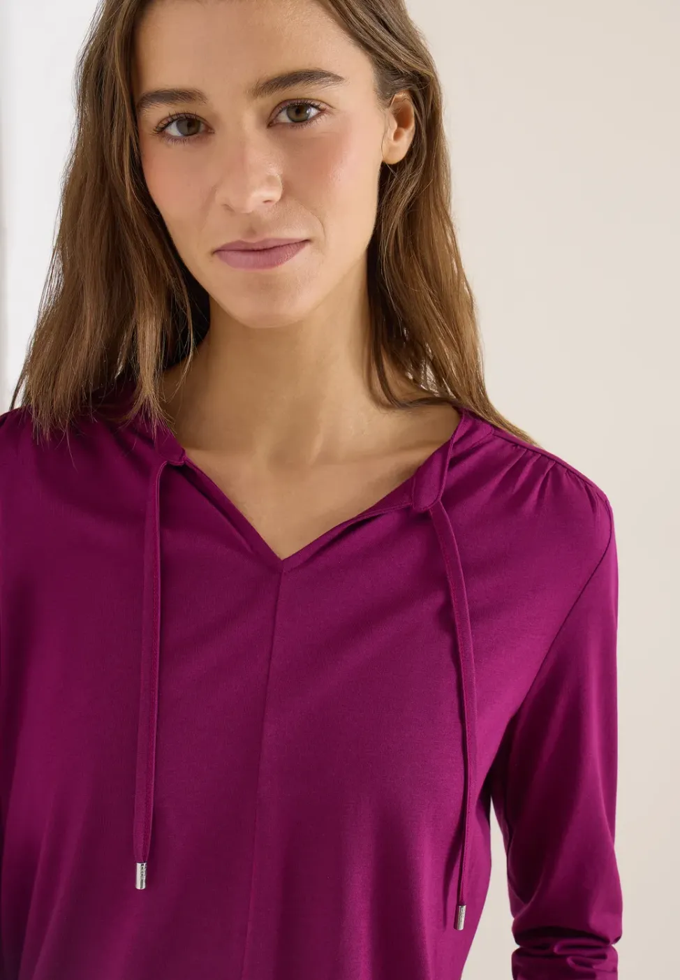 Shirt im Tunika-Look