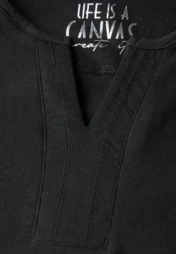 Shirt im Tunika-Look
