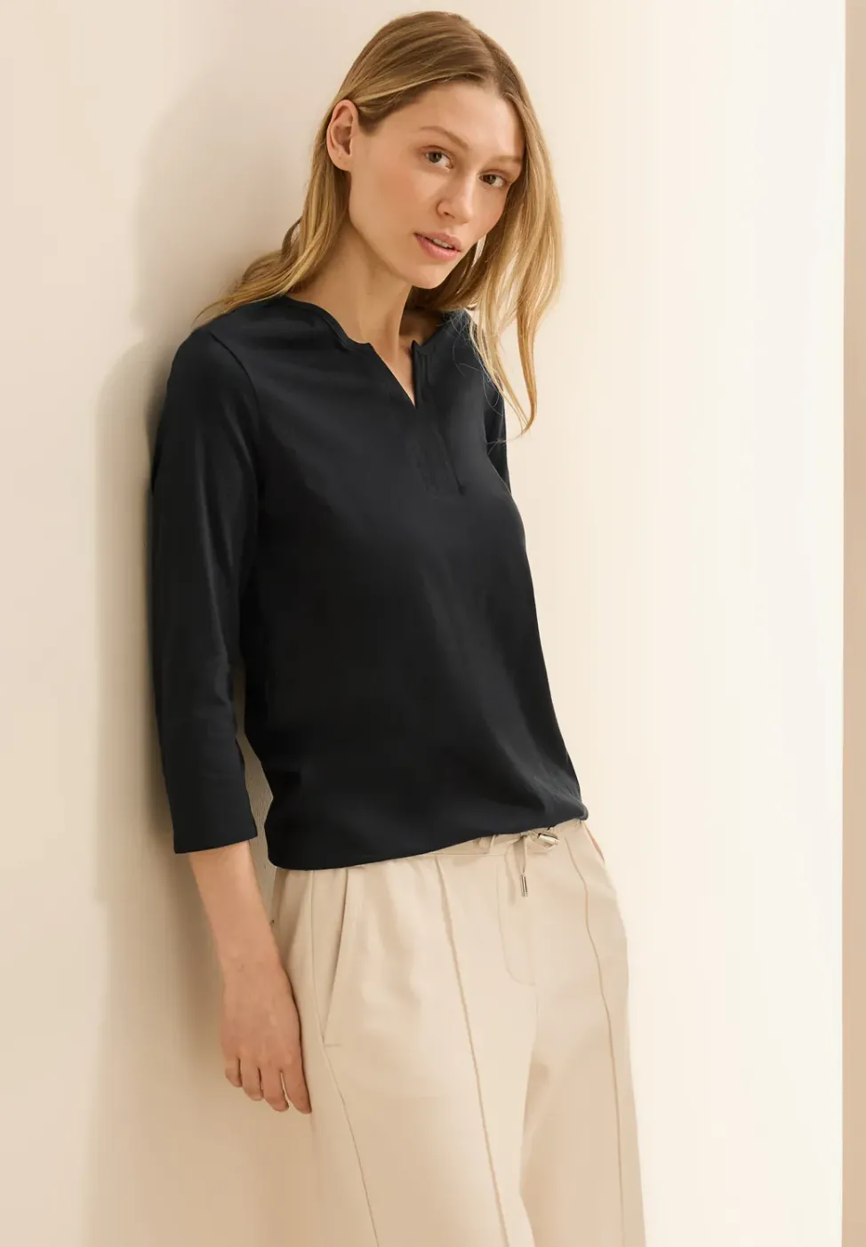Shirt im Tunika-Look