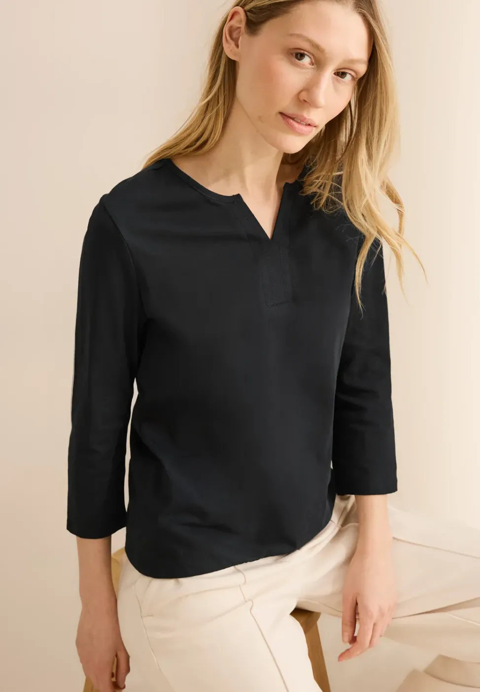 Shirt im Tunika-Look