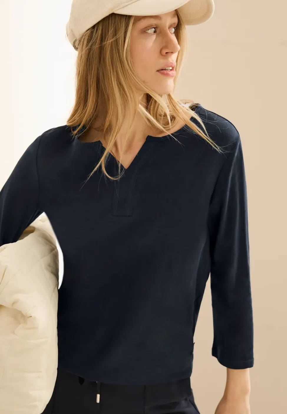 Shirt im Tunika-Look