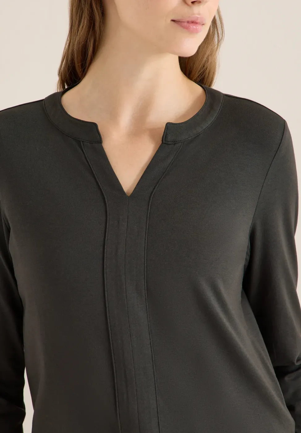 Shirt im Tunika-Look