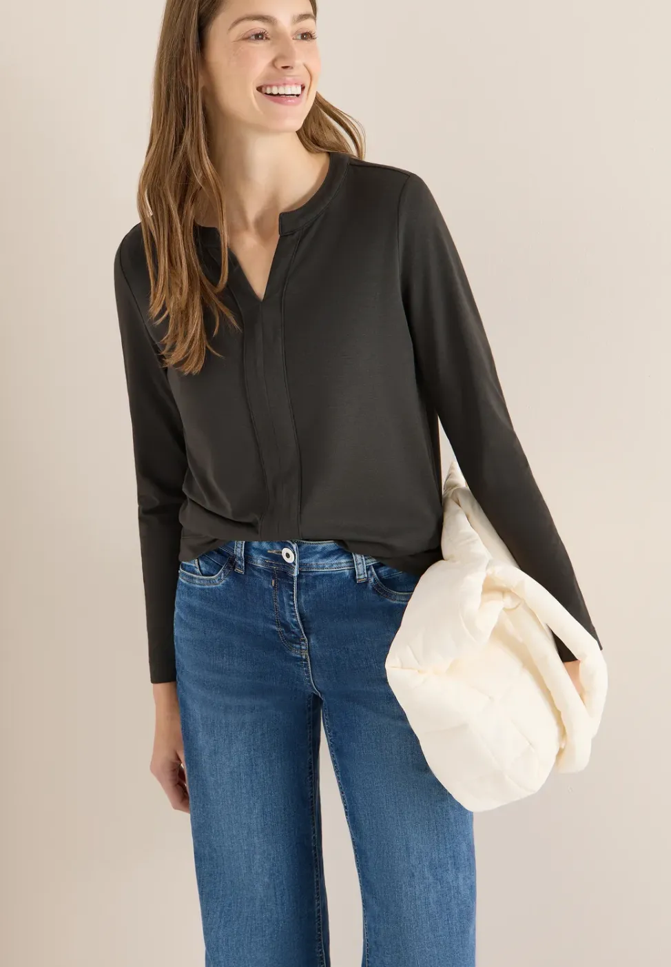 Shirt im Tunika-Look