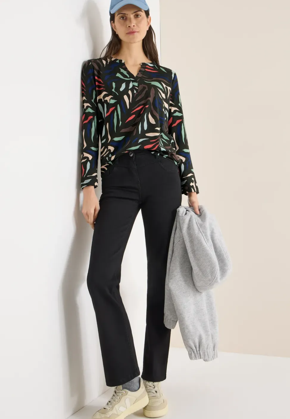 Shirt im Tunika-Look