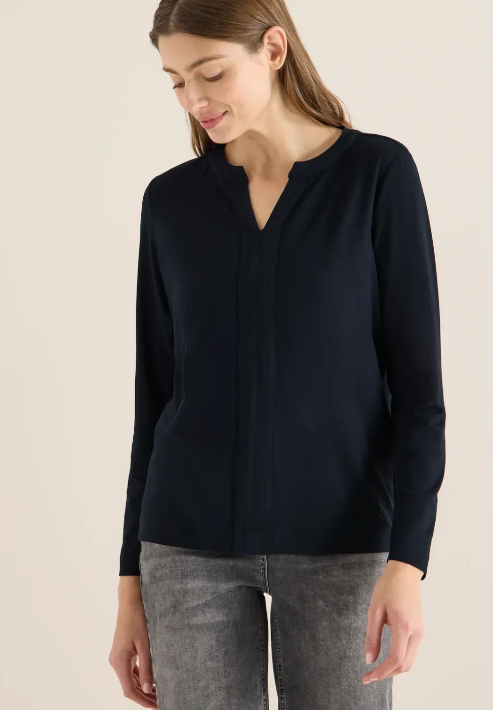 Shirt im Tunika-Look