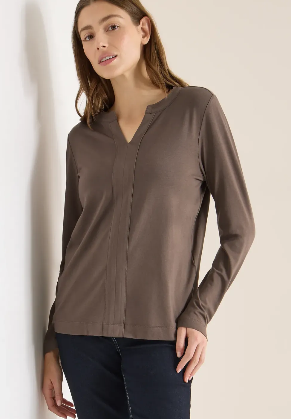 Shirt im Tunika-Look