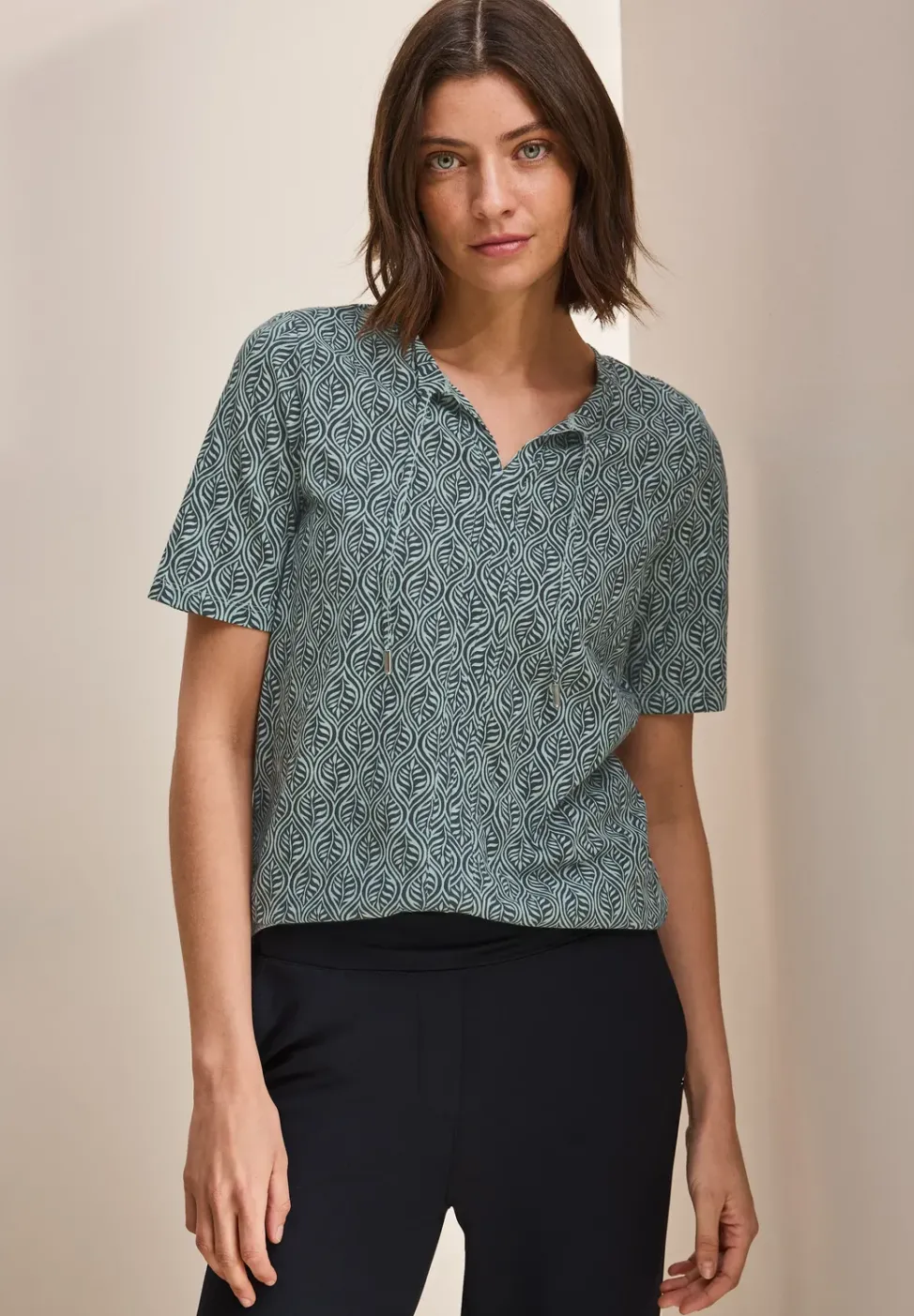 Shirt im Tunika-Look