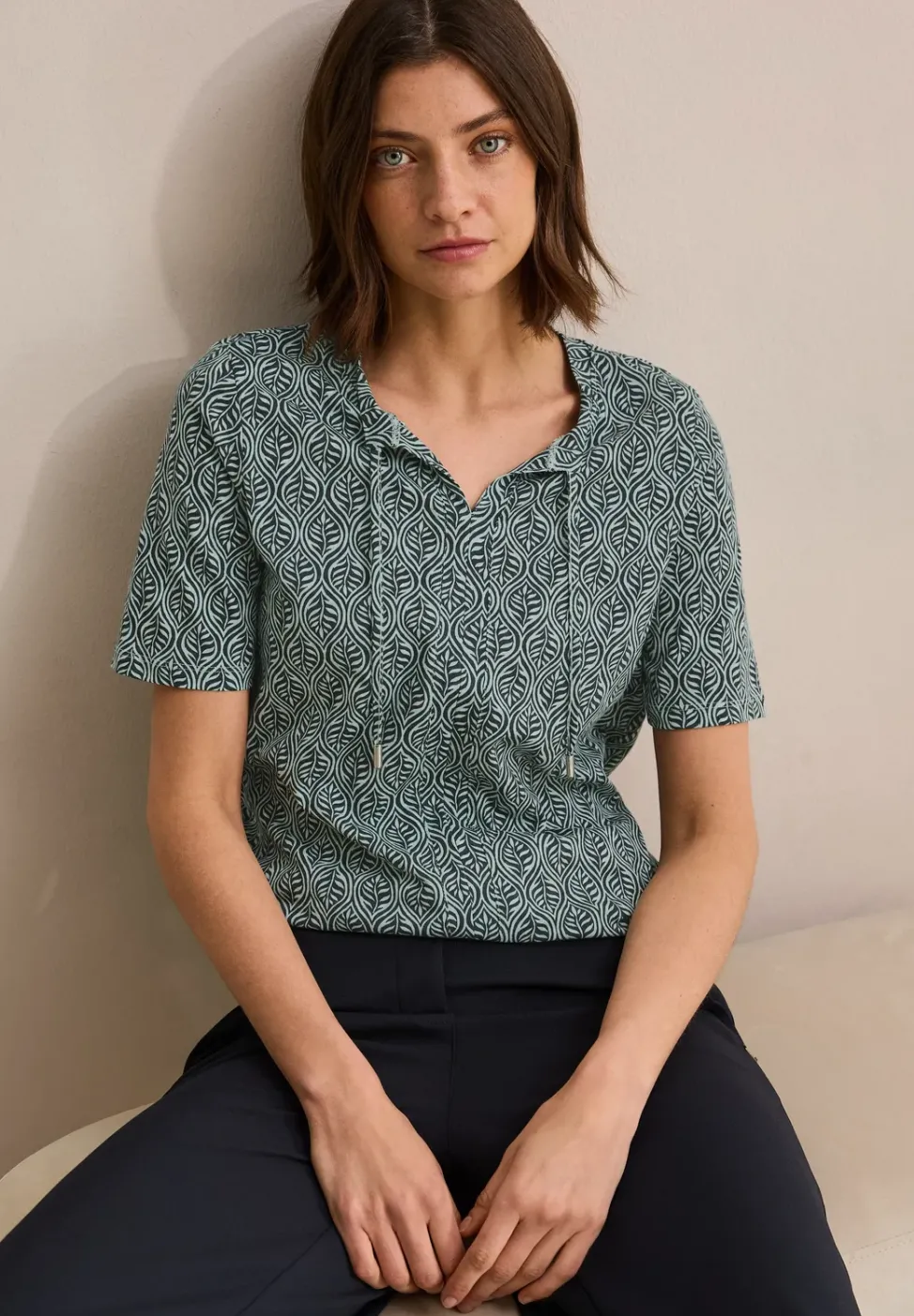 Shirt im Tunika-Look